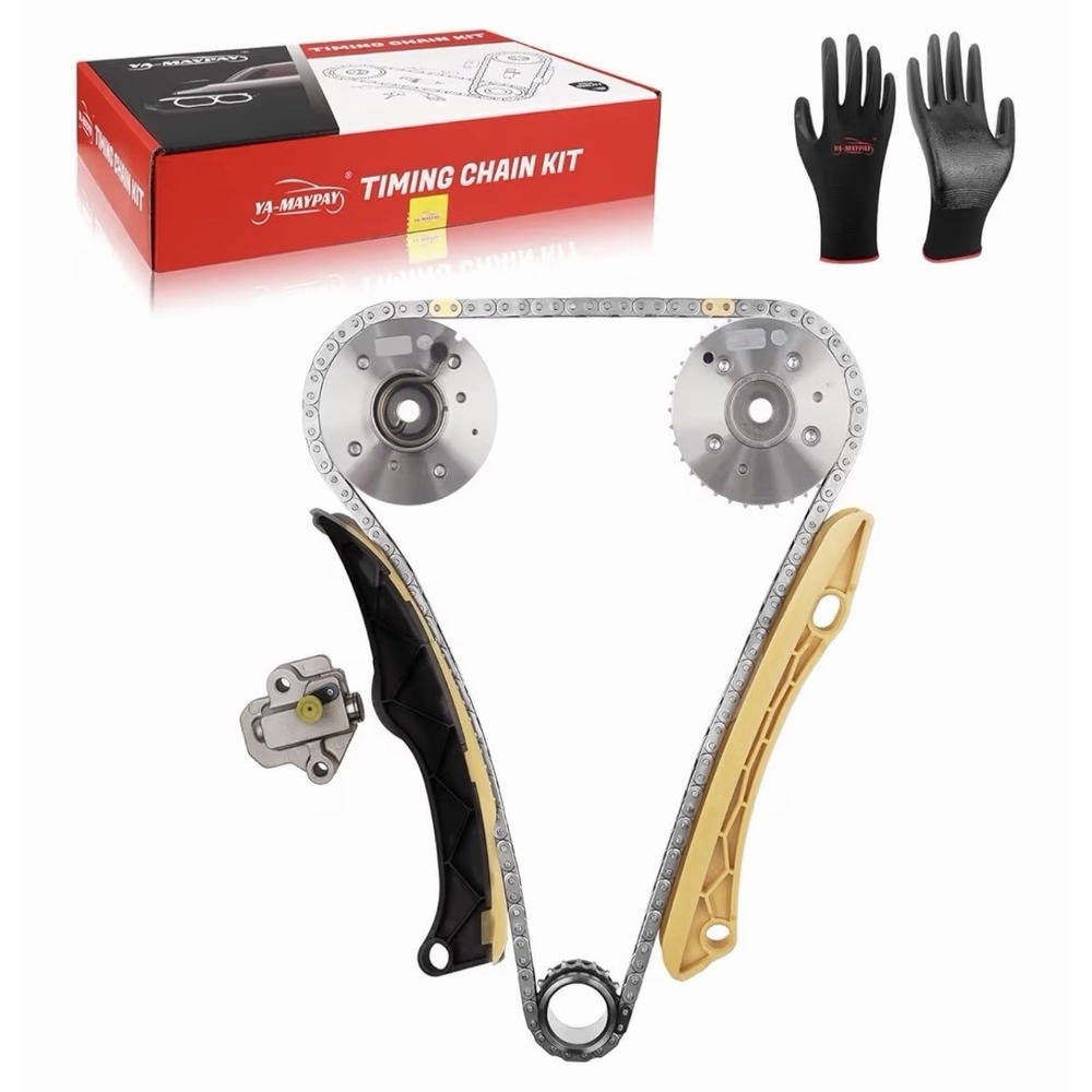 Timing Chain Kit VVT Gears for 12-21 Hyundai Accent Veloster Kia Rio Soul 1.6L